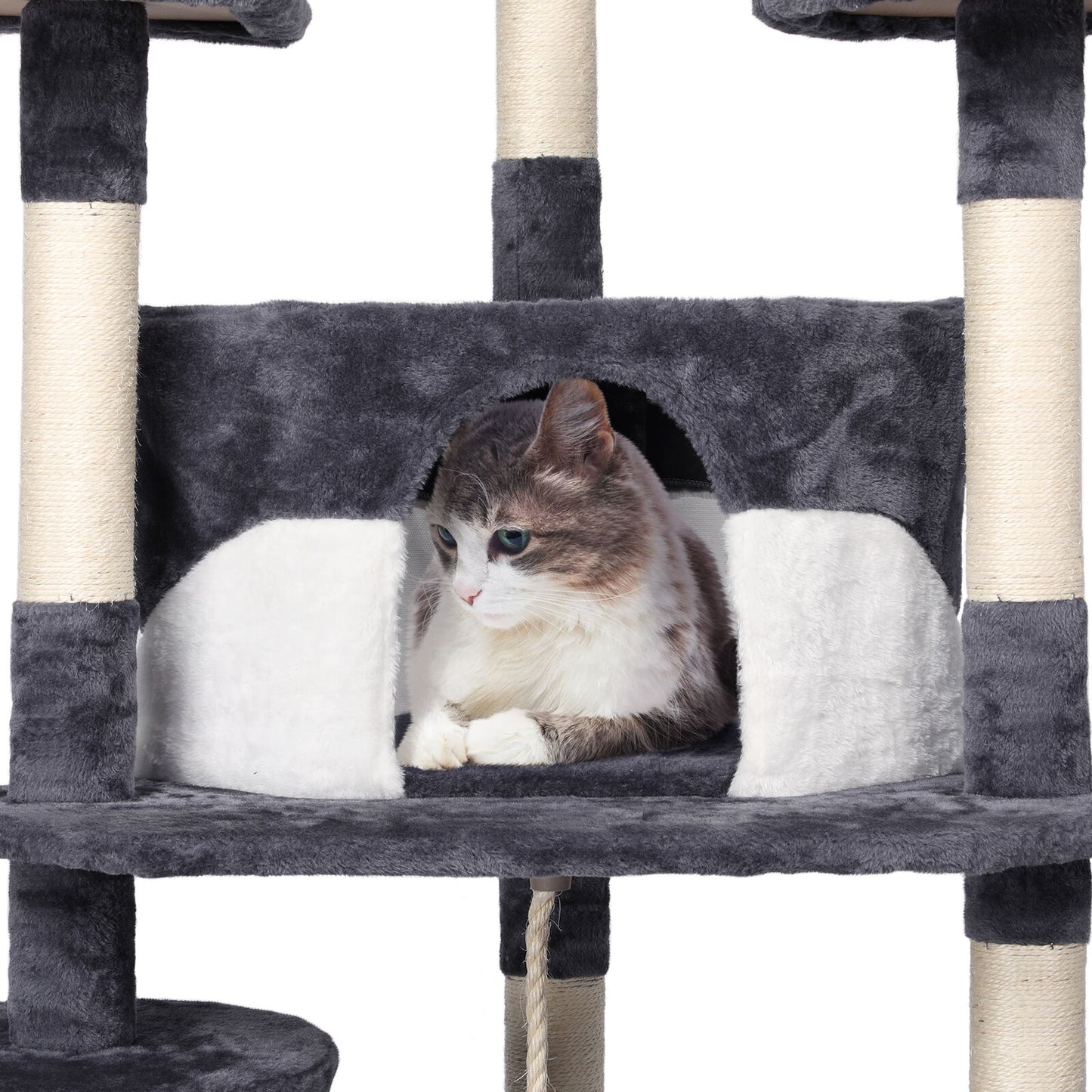 Cat Furniture - Cat Tree Tower House - Large 79" -