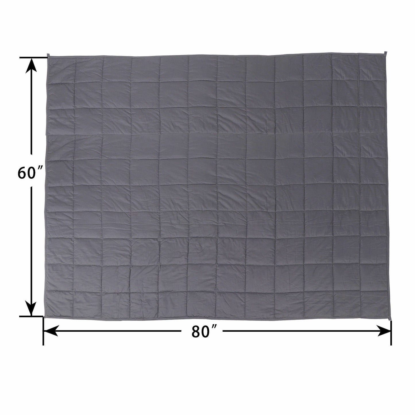 Blankets - Weighted Blanket For Deep Sleep - Full Queen Size 60" x 80" - 20 Lbs -