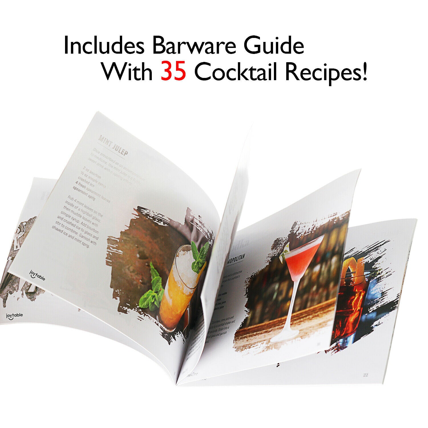 Cocktail & Barware Tool Sets - Bartender Tool Set - 16 Pc Complete Bar Tools with Lemon Squeezer -