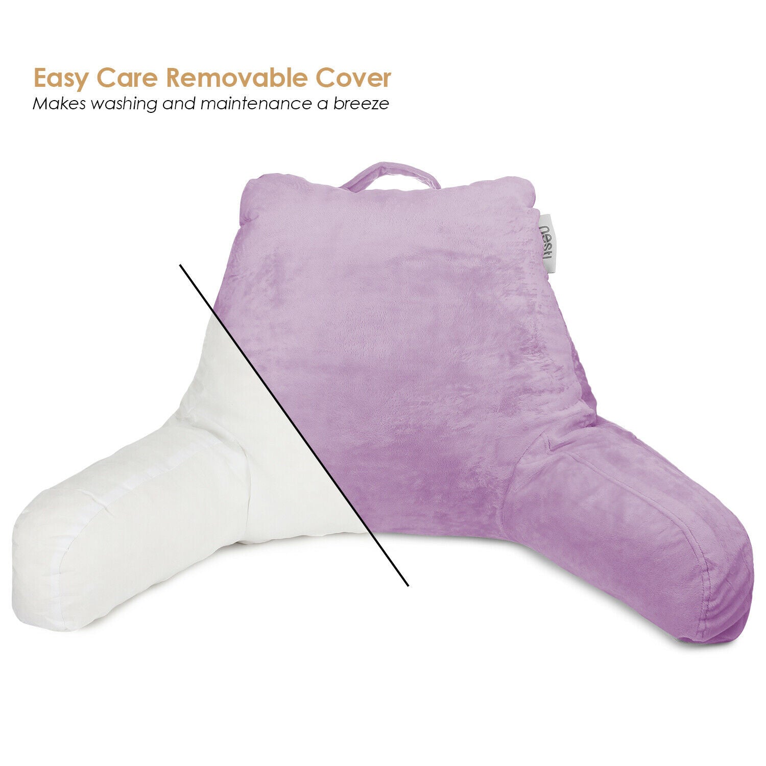 Pillows - TV & Reading Pillow - Kid's Memory Foam Bedrest Back Pillow 12 Colors! -