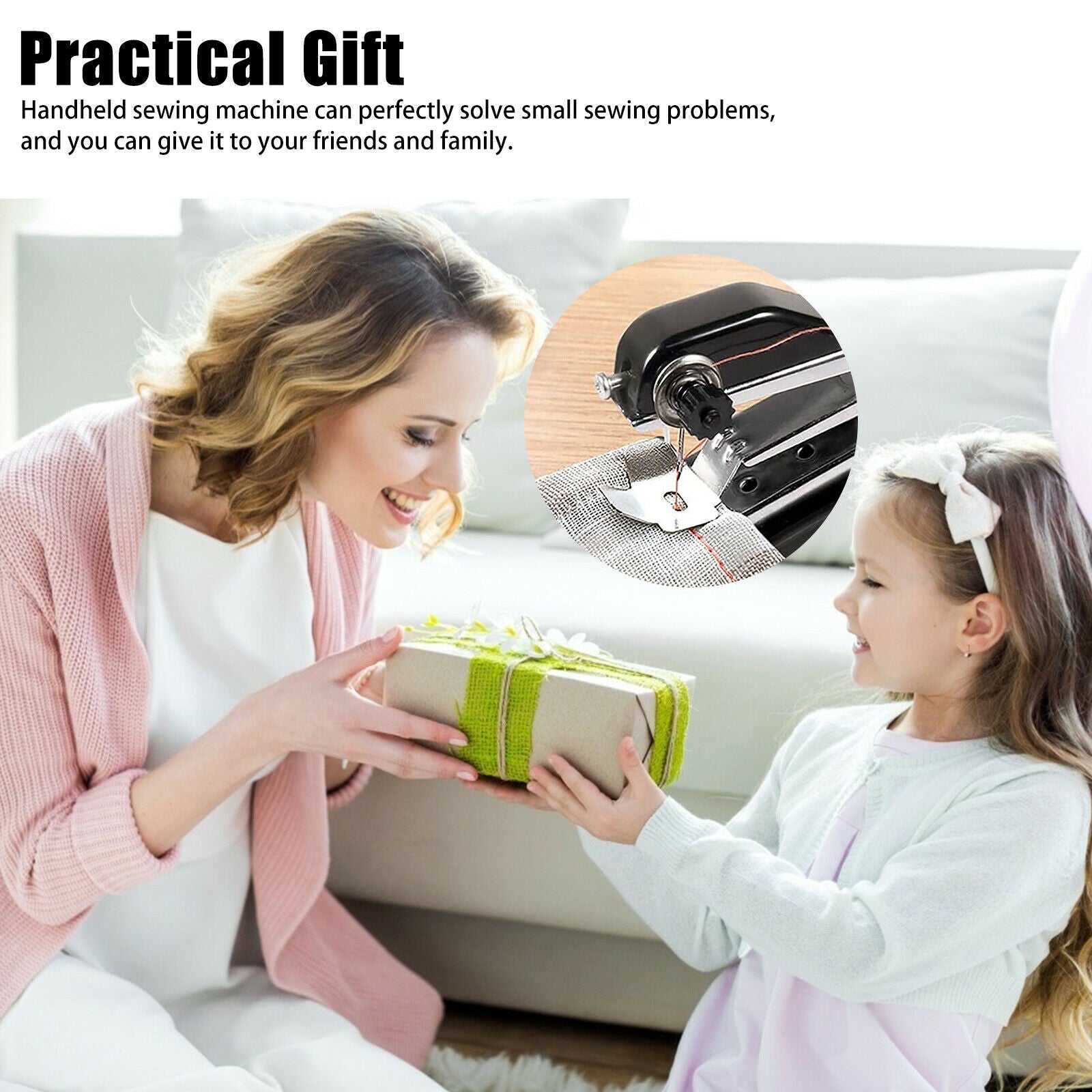 Sewing Machines - Sewing Machine Mini - Handheld Portable Stitch Machine - Cordless -