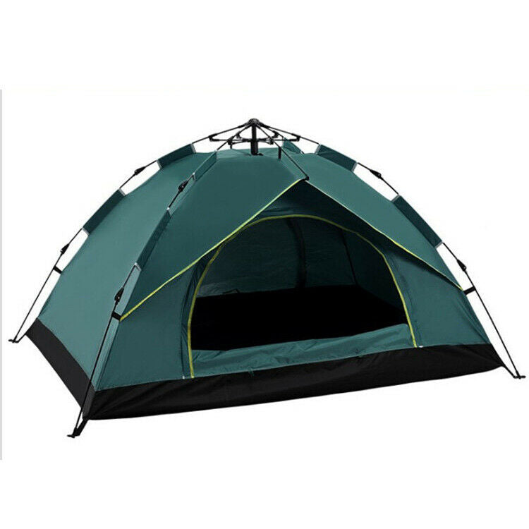 Tents - Tent Camping Pop Up Tent - 3-4 People Waterproof Outdoor Canopy -