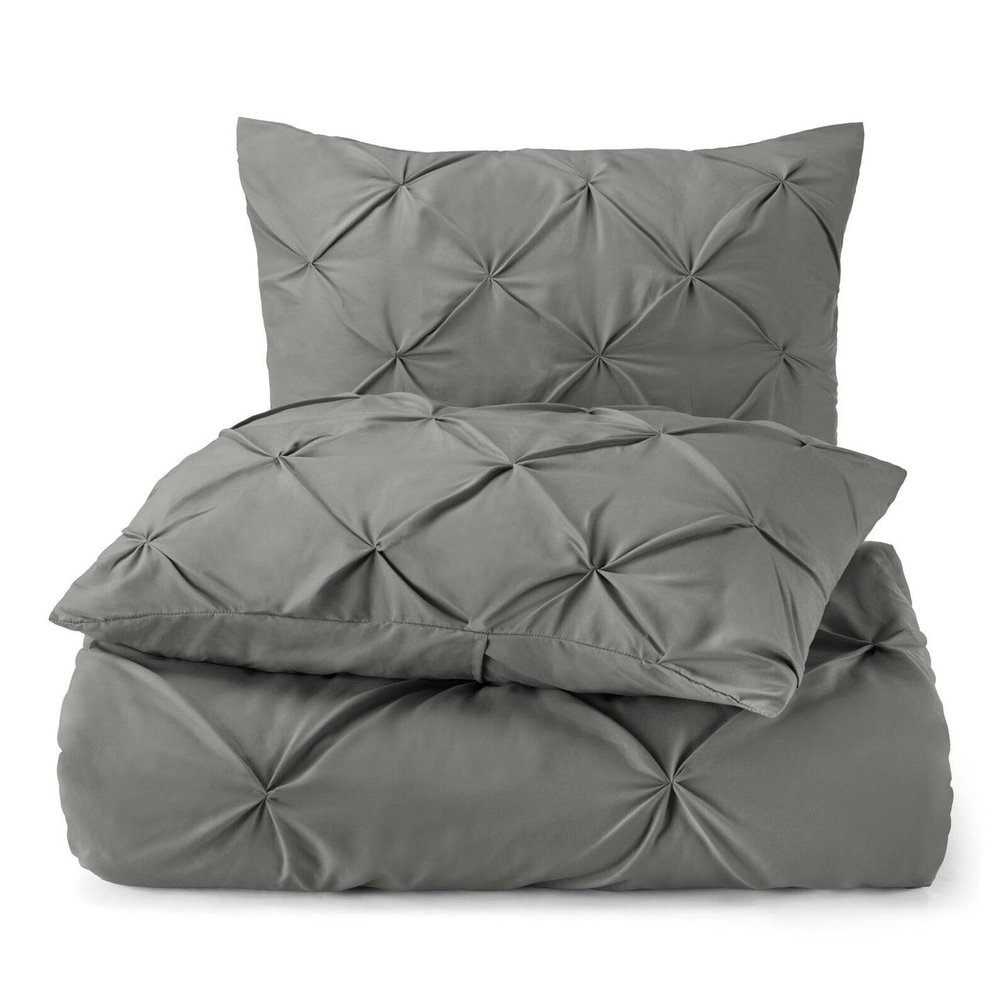 Bedding - Down Alternative Comforter Set - King Queen Twin Duvet Insert & Shams -