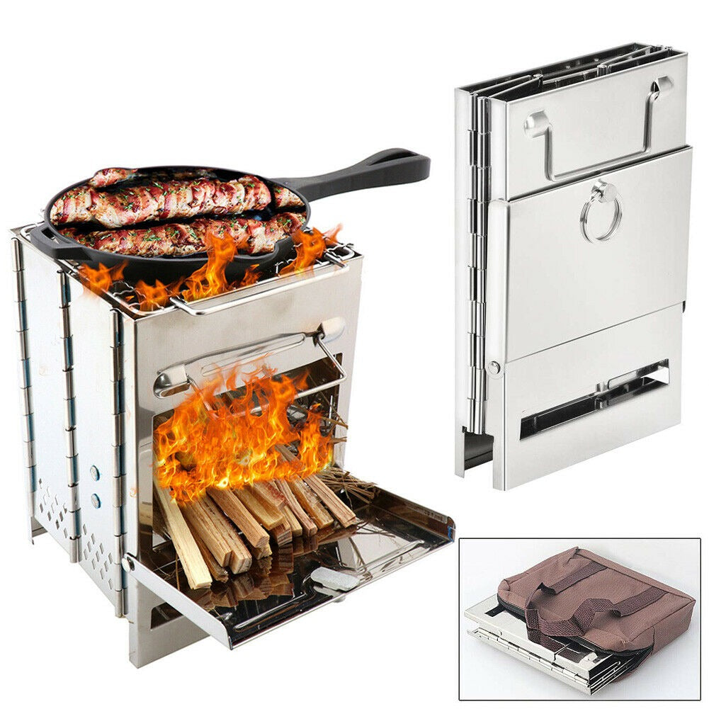 Portable Cooking Stoves - Camping Stove Portable - BBQ Picnic Camping Grill -