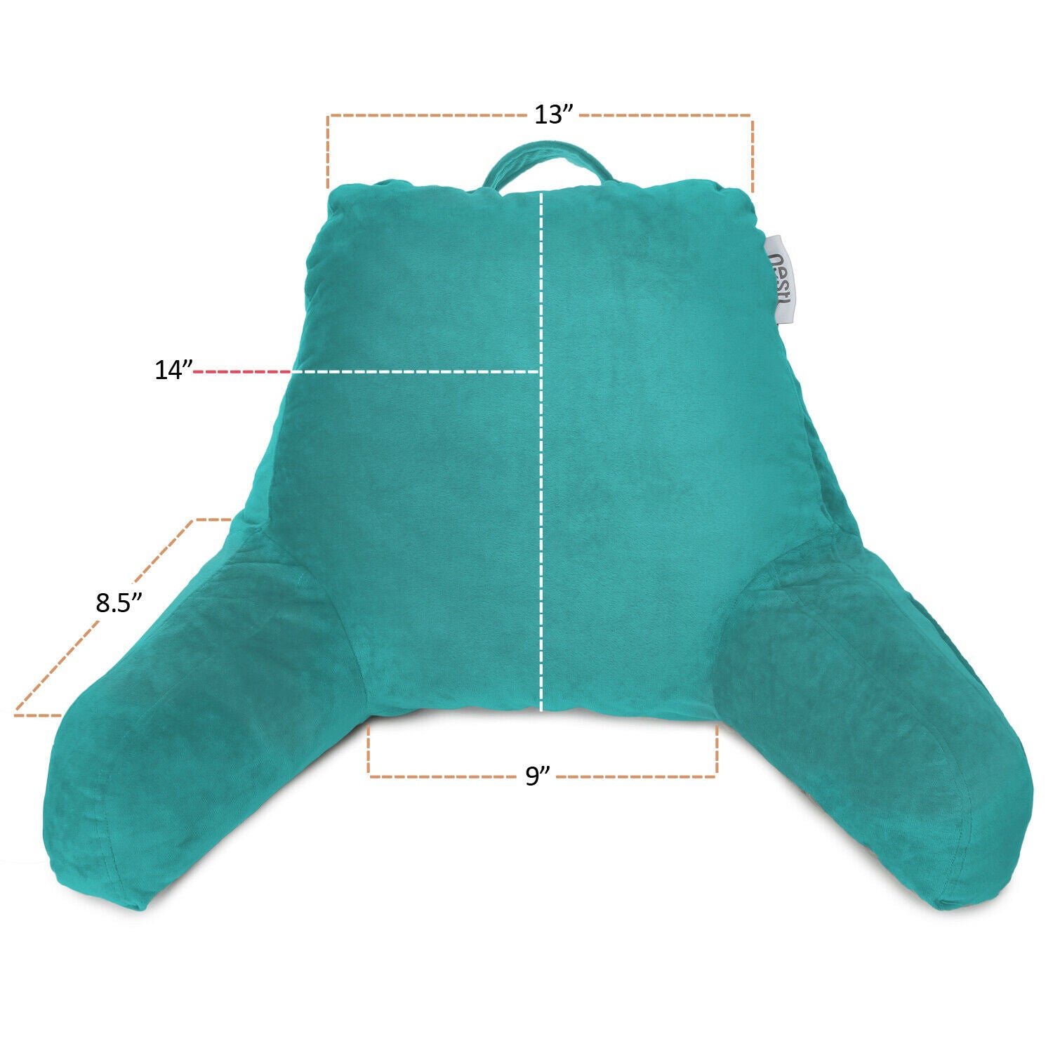Pillows - TV & Reading Pillow - Kid's Memory Foam Bedrest Back Pillow 12 Colors! -