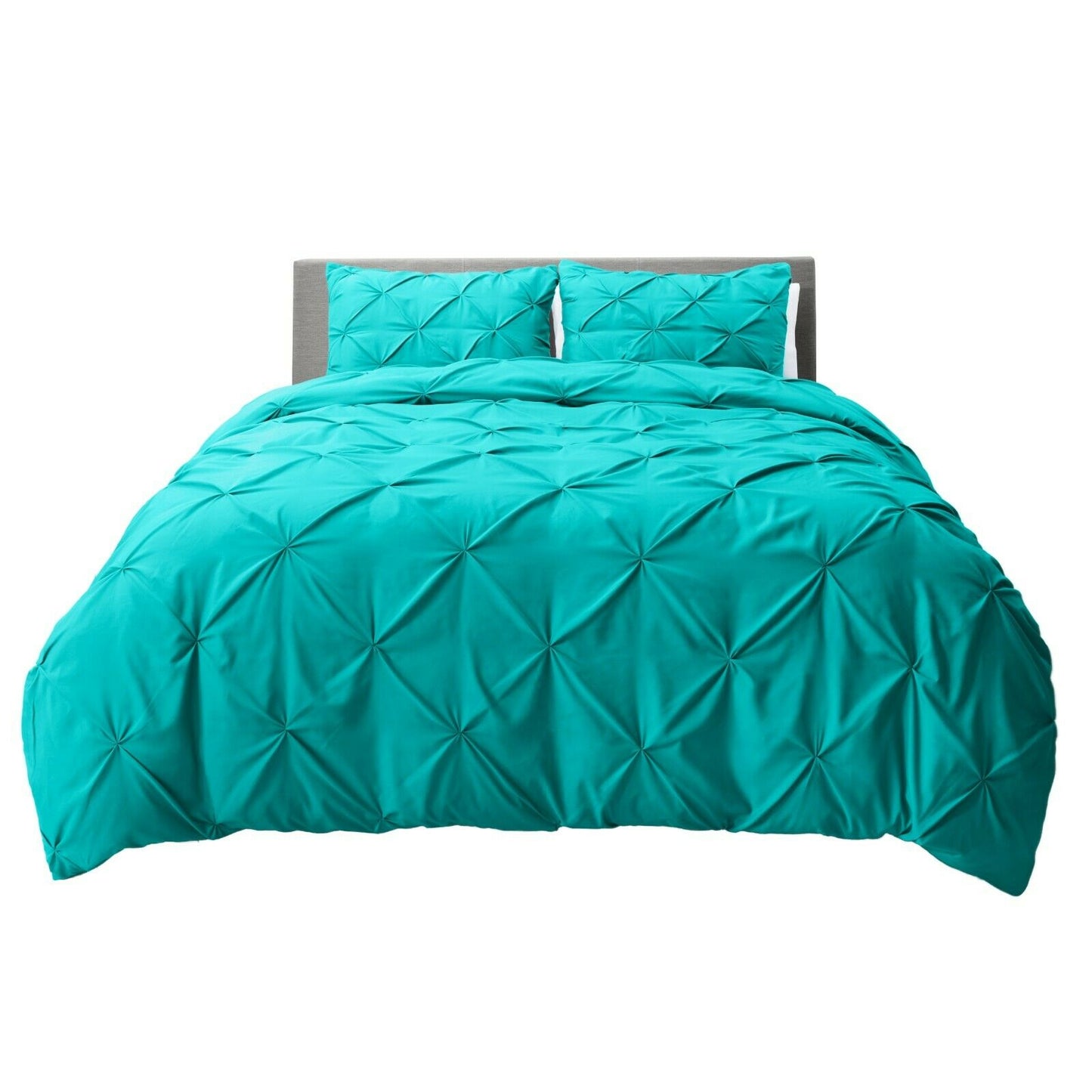 Bedding - Down Alternative Comforter Set - King Queen Twin Duvet Insert & Shams -