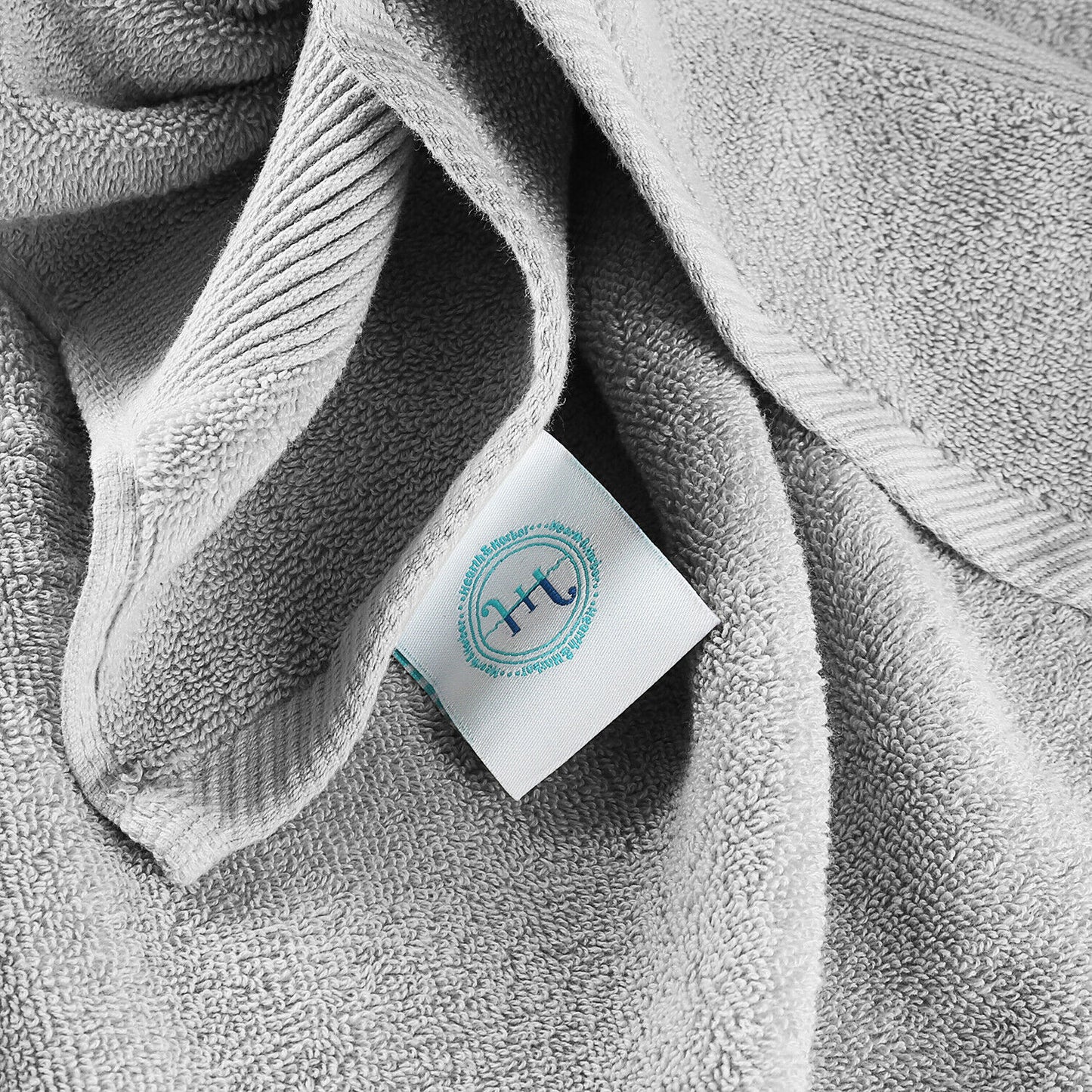 Bath Towels & Washcloths - 10 Piece Towel Set- Soft Cotton Bath Towels, Hand Towels & Washcloth -