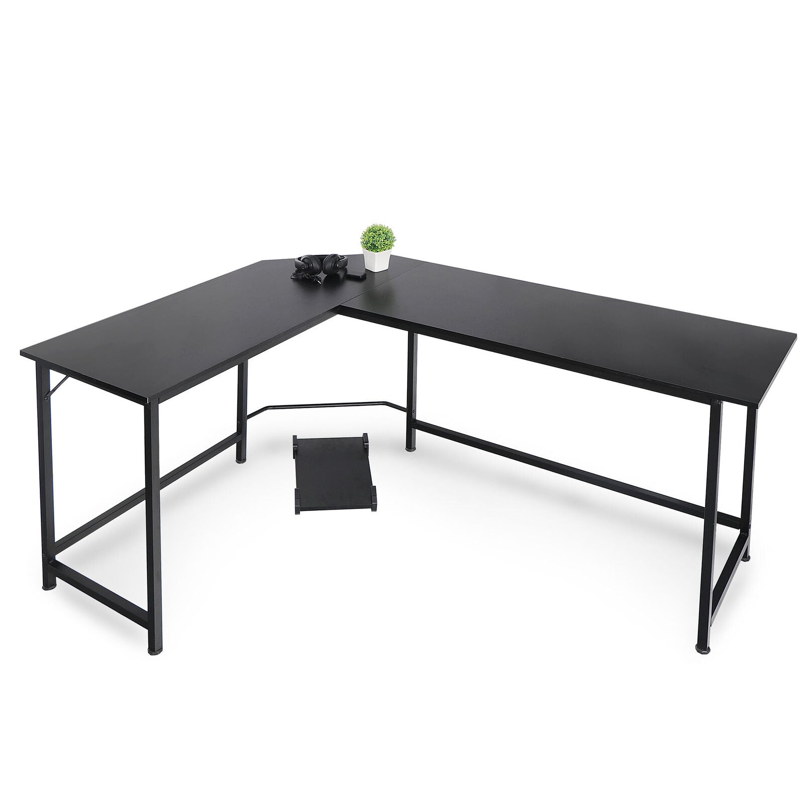 Desks - L-Shaped Computer Desk - For Office or Gaming - 66" -