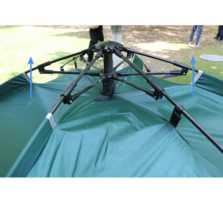 Tents - Tent Camping Pop Up Tent - 3-4 People Waterproof Outdoor Canopy -