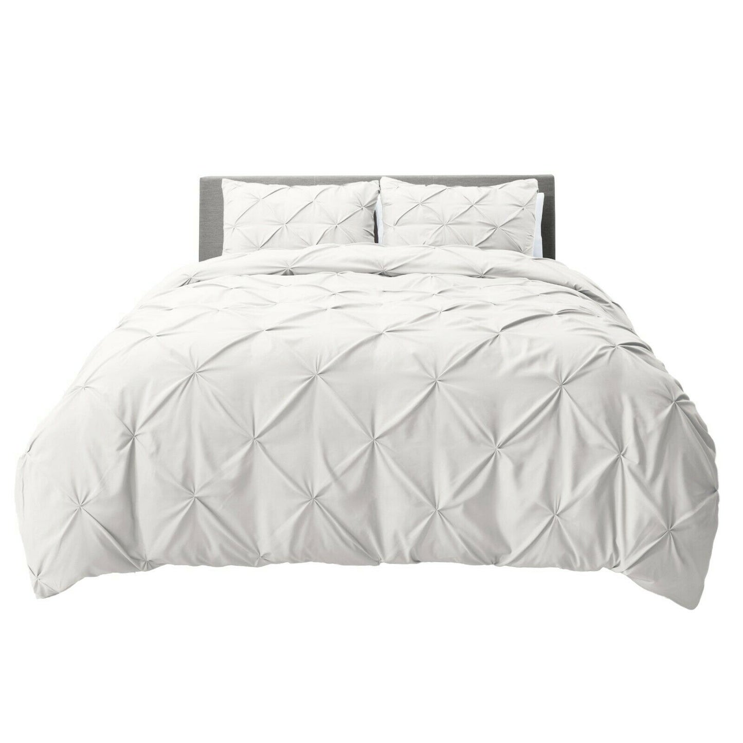 Bedding - Down Alternative Comforter Set - King Queen Twin Duvet Insert & Shams -