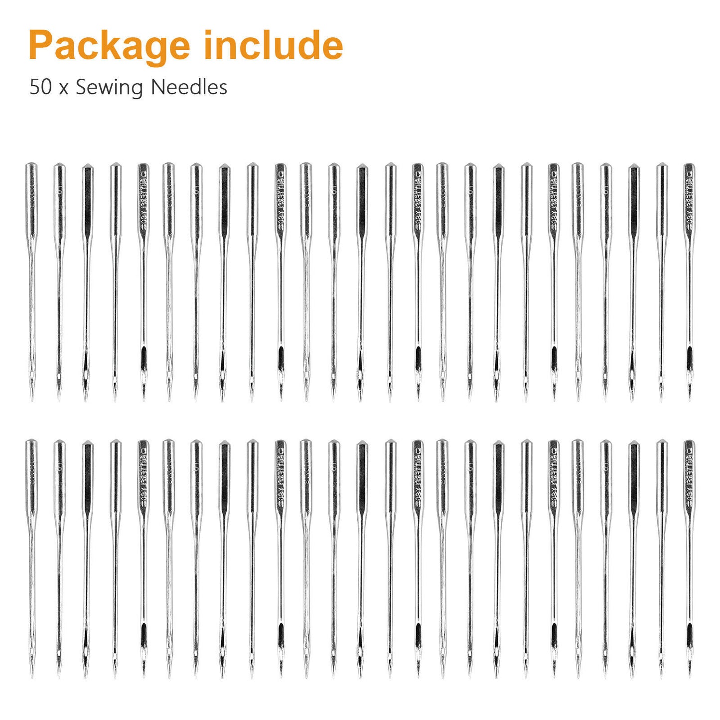 Sewing Machine Needles - Sewing Machine Needles - Home Sewing - 50 pcs, 5 Sizes -