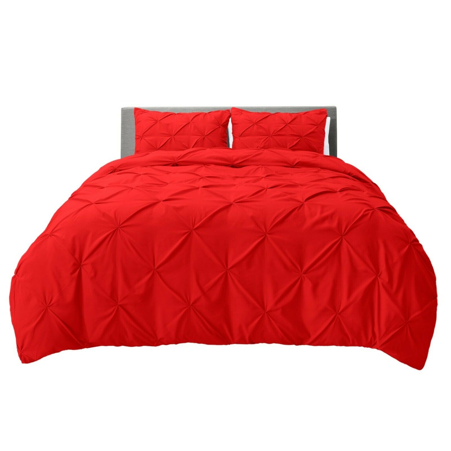 Bedding - Down Alternative Comforter Set - King Queen Twin Duvet Insert & Shams -