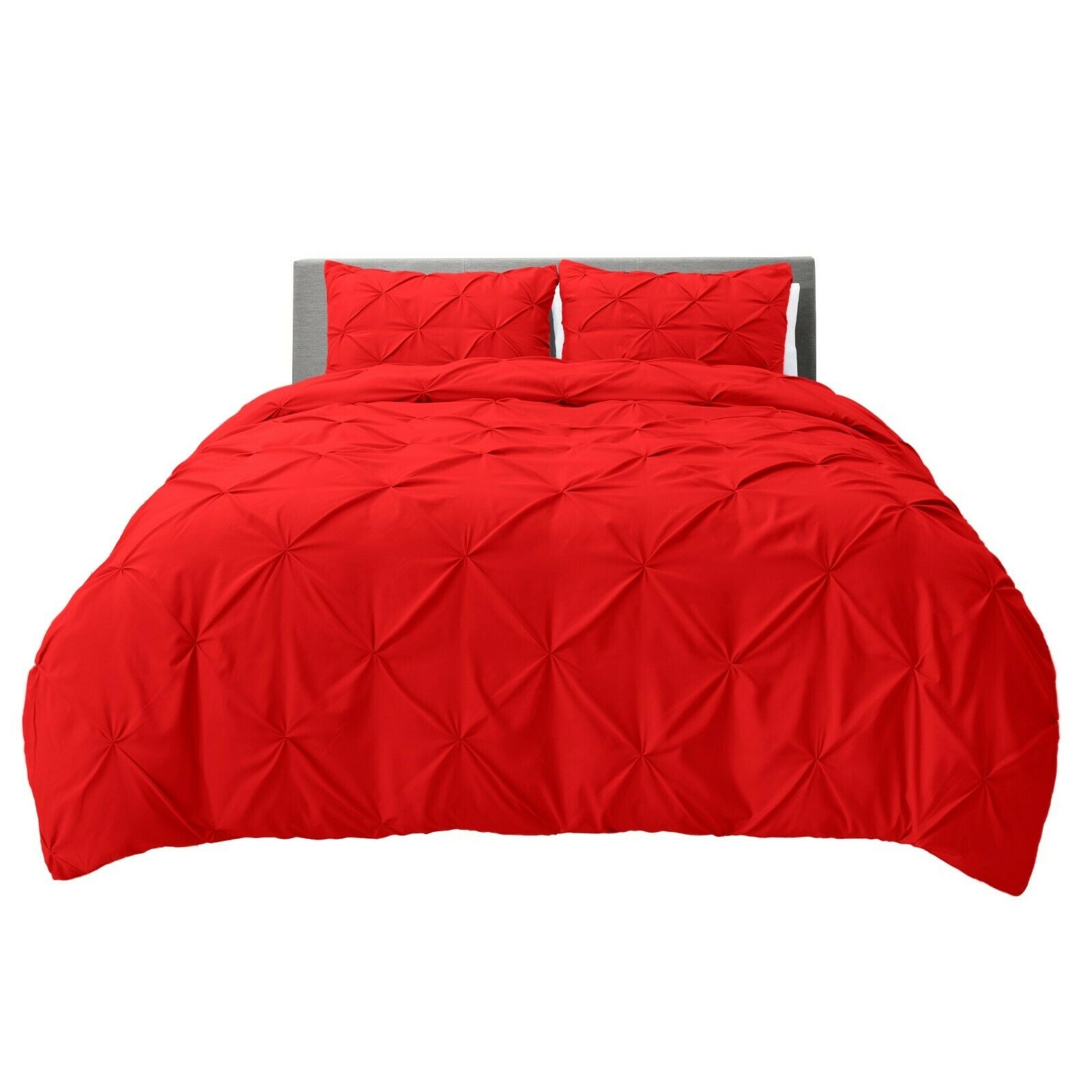 Bedding - Down Alternative Comforter Set - King Queen Twin Duvet Insert & Shams -