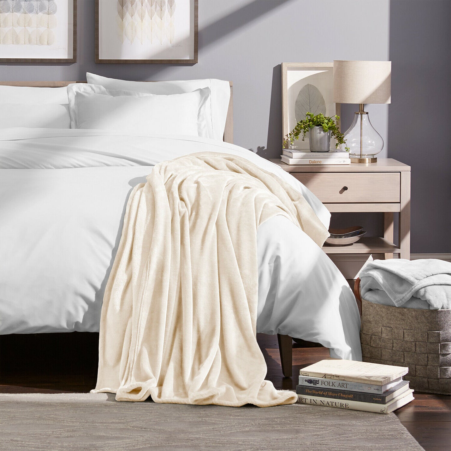 Blankets - Fleece Blanket - Ultra Soft Microplush Velvet Blanket - Premium -