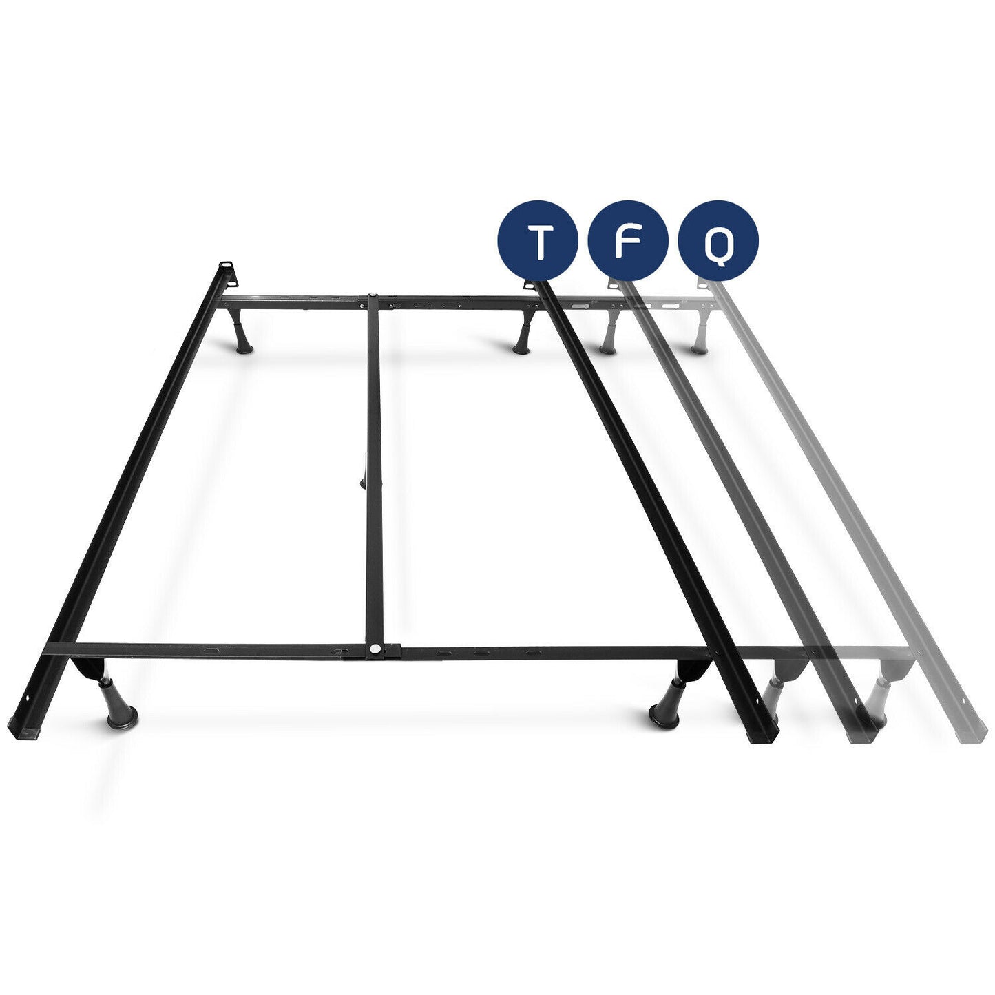 Beds & Bed Frames - Adjustable Bed Frame - Twin, Full or Queen Size Metal Frame -