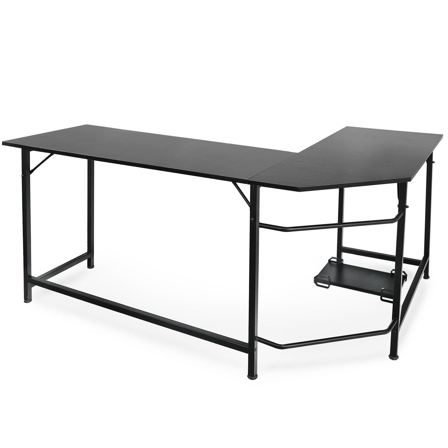 Desks - L-Shaped Computer Desk - For Office or Gaming - 66" -