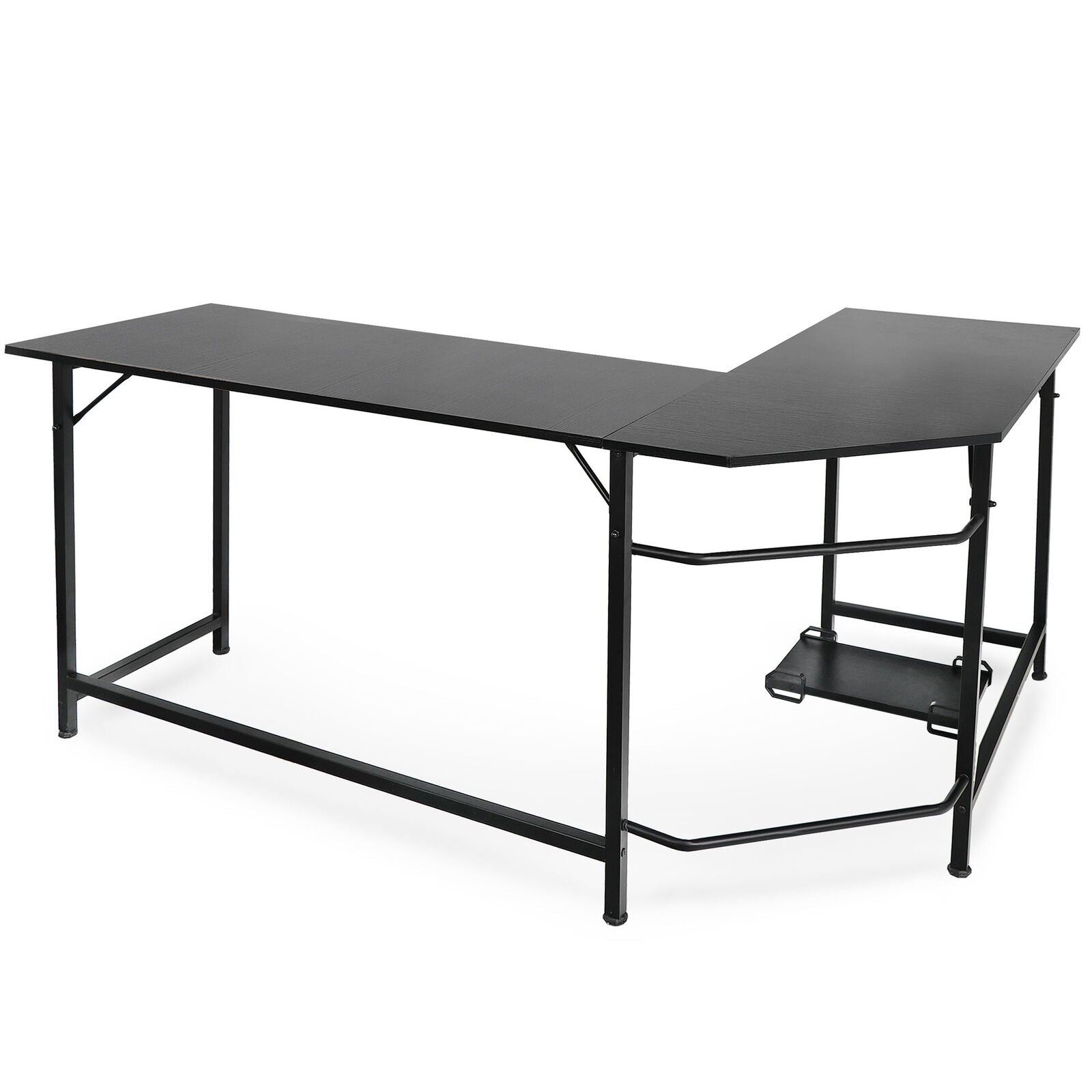 Desks - L-Shaped Computer Desk - For Office or Gaming - 66" -