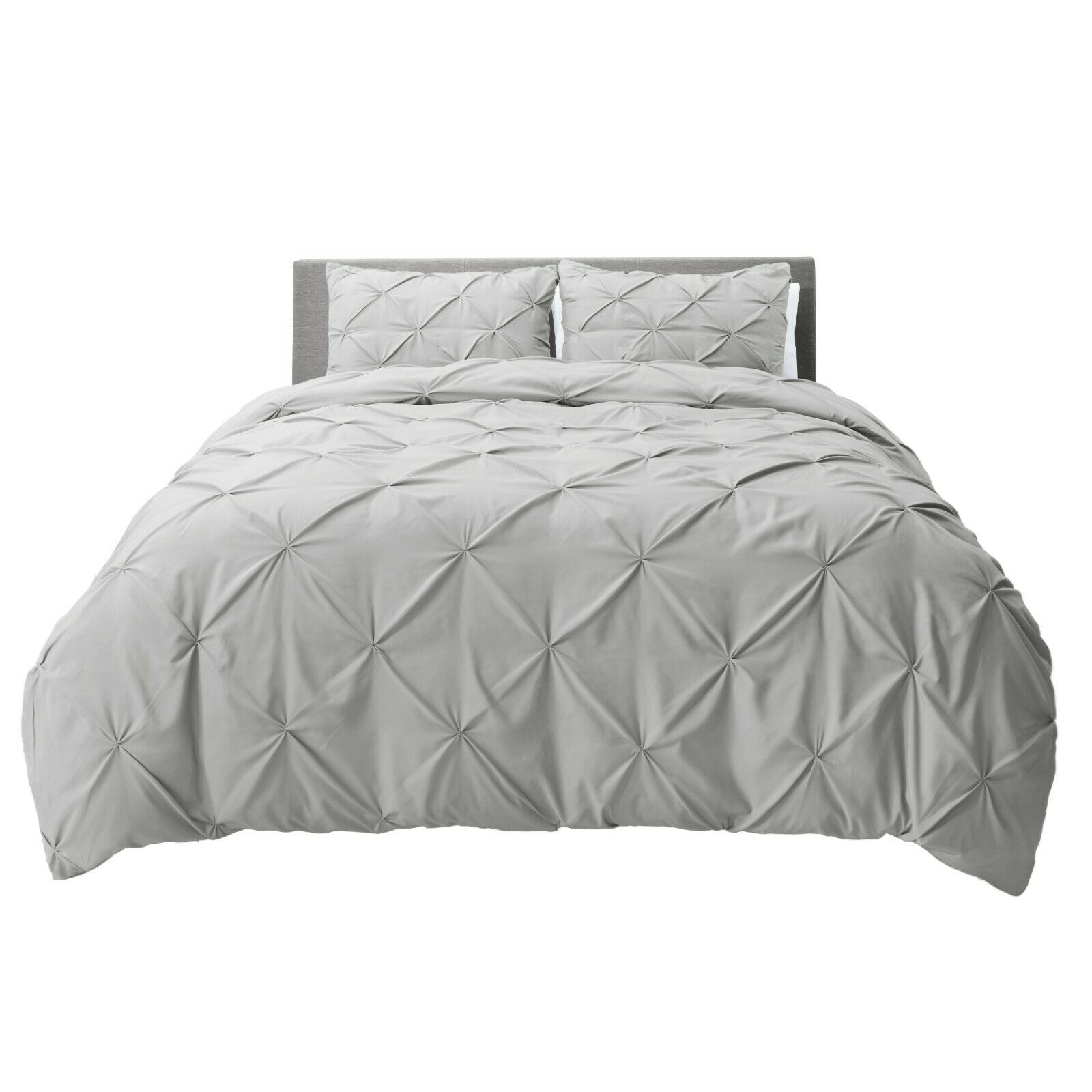 Bedding - Down Alternative Comforter Set - King Queen Twin Duvet Insert & Shams -