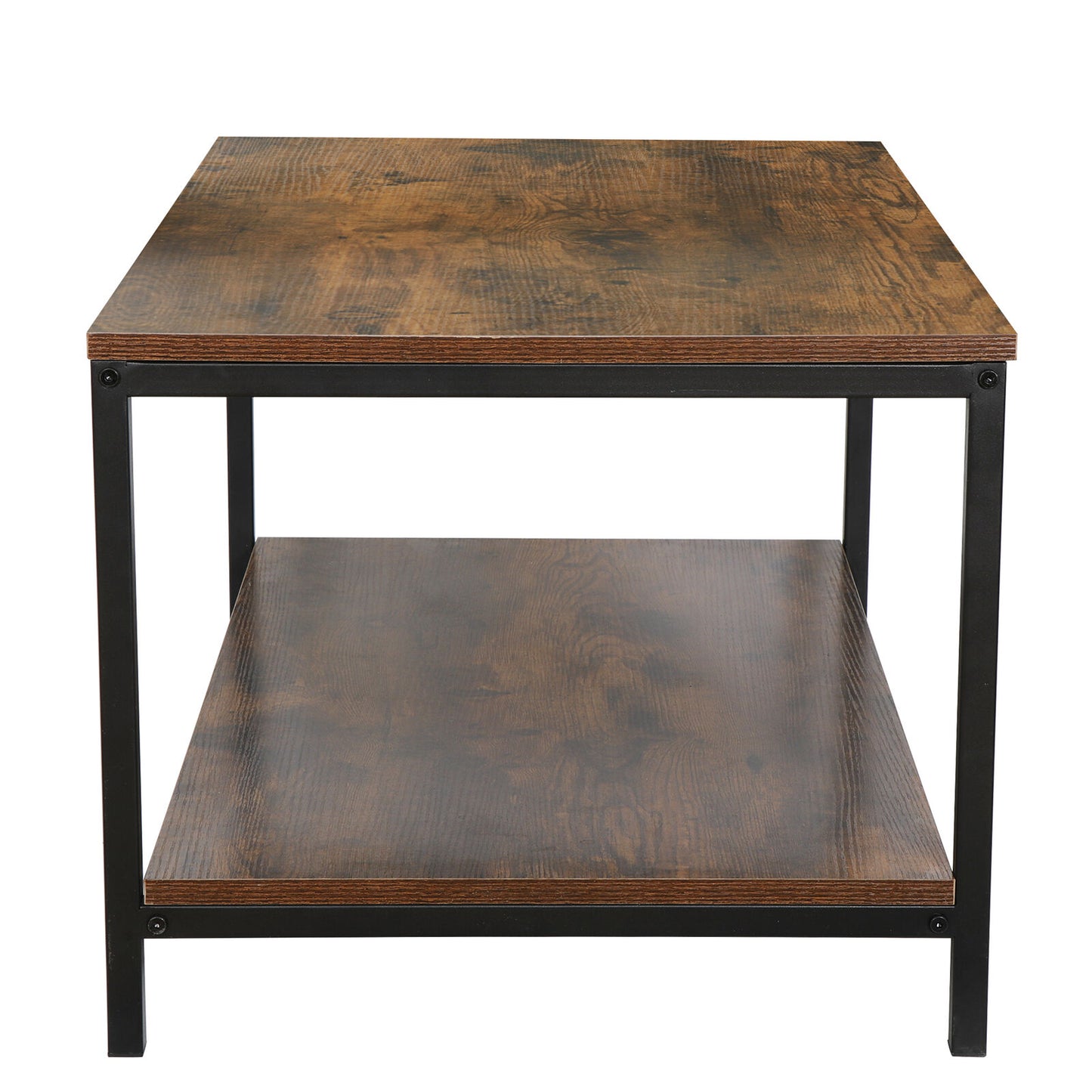 Coffee Tables - Rustic Coffee Table With Storage - Rectangular Wood 31" - Durable -