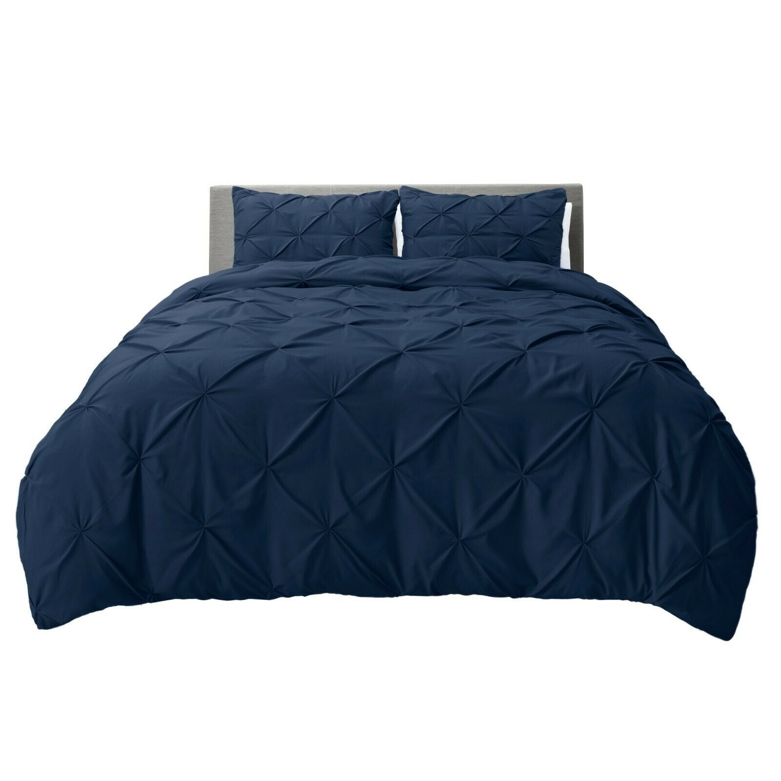 Bedding - Down Alternative Comforter Set - King Queen Twin Duvet Insert & Shams -