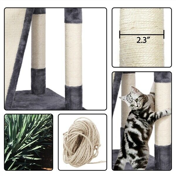 Cat Furniture - Cat Tree Tower House - Large 79" -