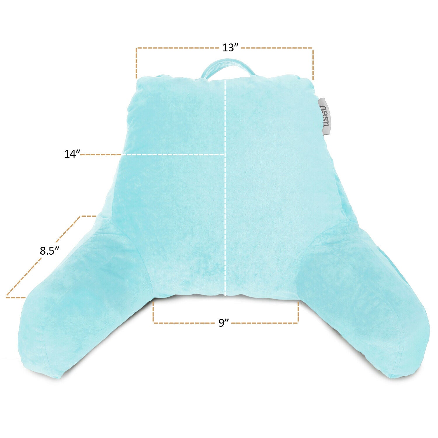 Pillows - TV & Reading Pillow - Kid's Memory Foam Bedrest Back Pillow 12 Colors! -
