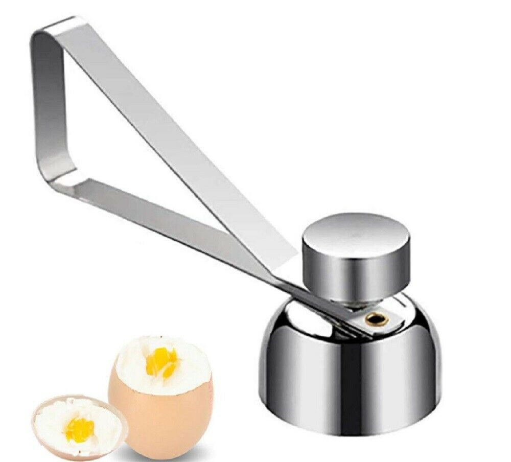 Cutters - Stainless Steel Egg Shell Cutter Topper Cracker -
