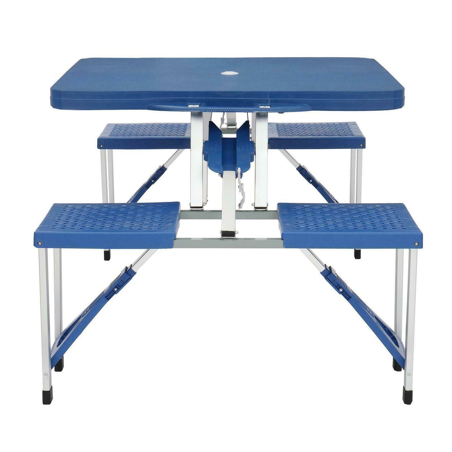 Folding Tables - Folding Picnic Table - Portable Set with Seats for Outdoors & Camping -