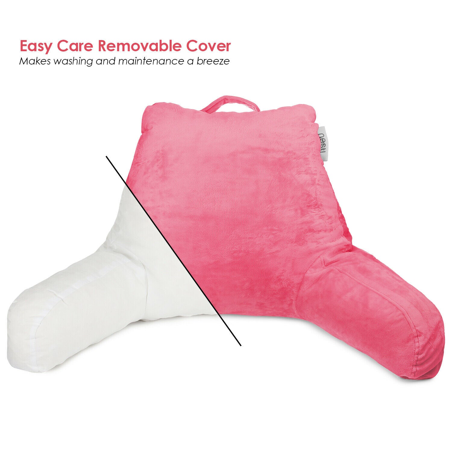 Pillows - TV & Reading Pillow - Kid's Memory Foam Bedrest Back Pillow 12 Colors! -