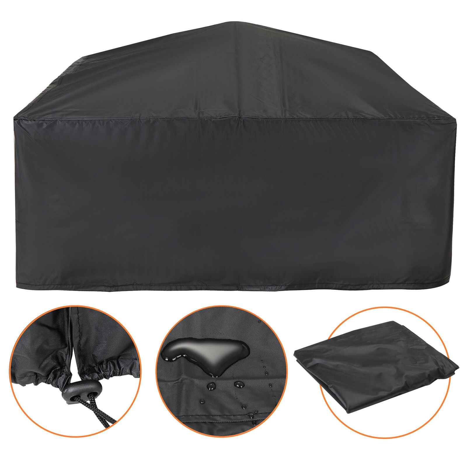 Fireplace Tools - Fire Pit Furniture Patio - 32" Outdoor Metal Square Stove With Cover -