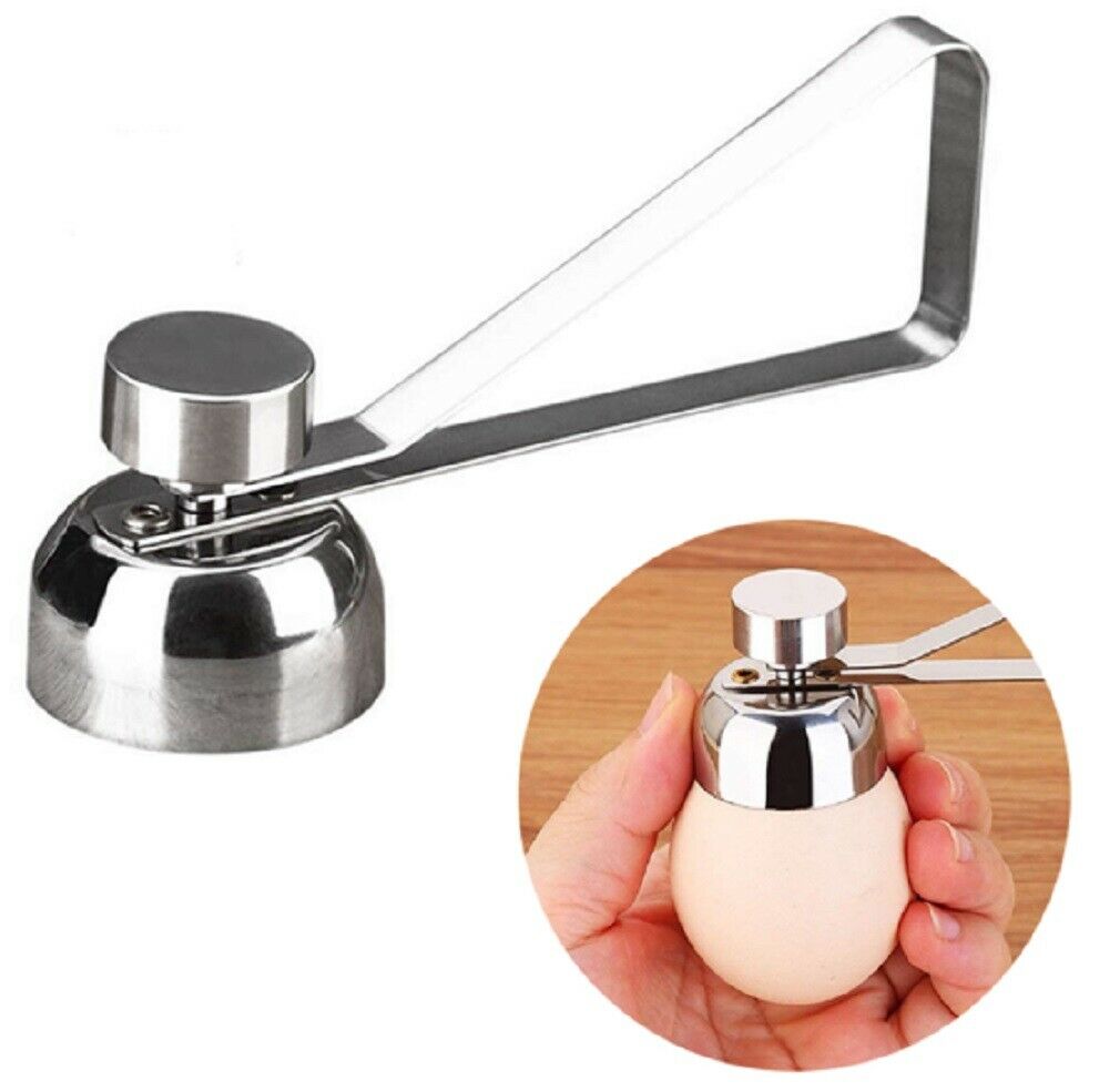 Cutters - Stainless Steel Egg Shell Cutter Topper Cracker -