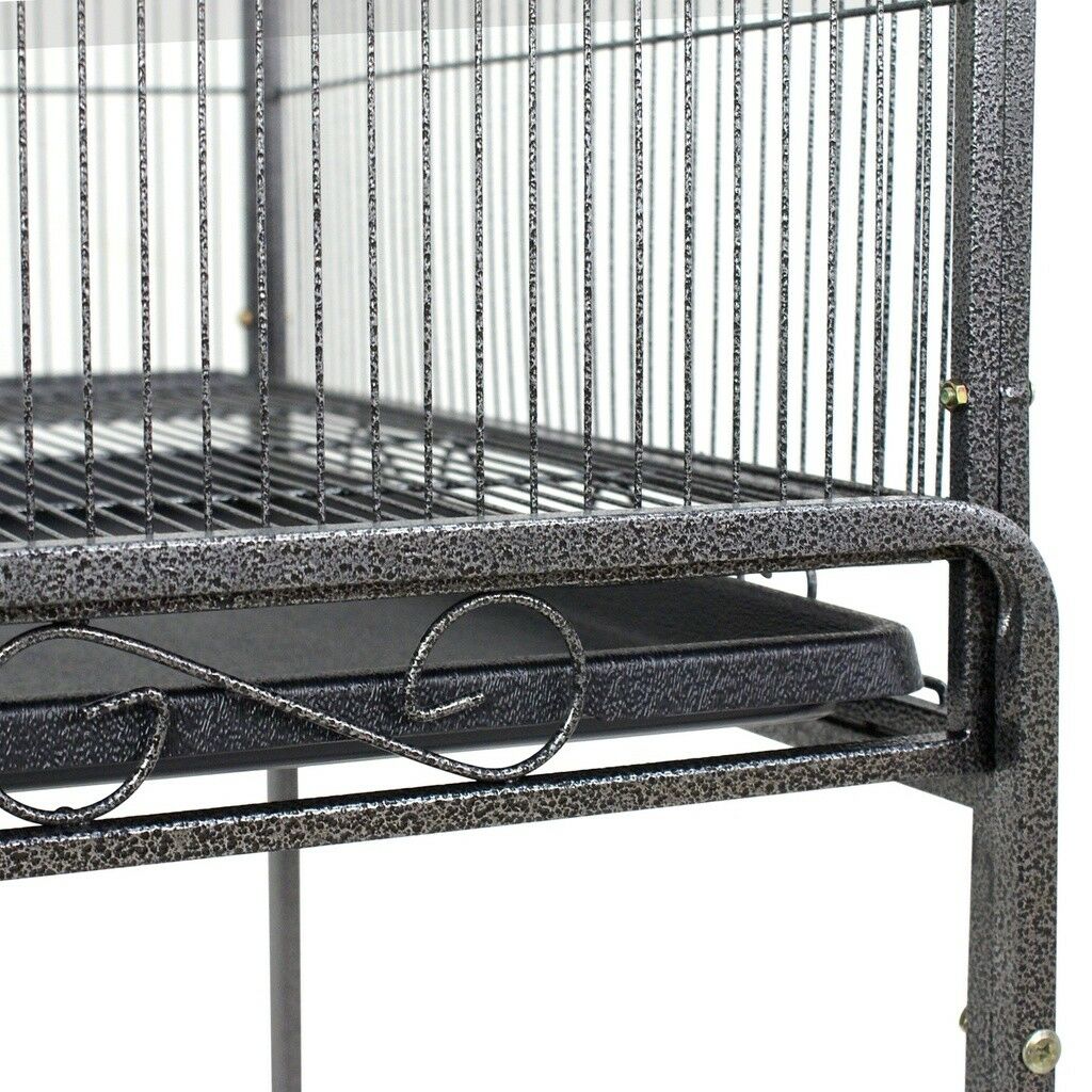 Bird Cages & Stands - Bird Cage 53" Large- Parrot Macaw Cockatoo Finch Play Top Supplies -