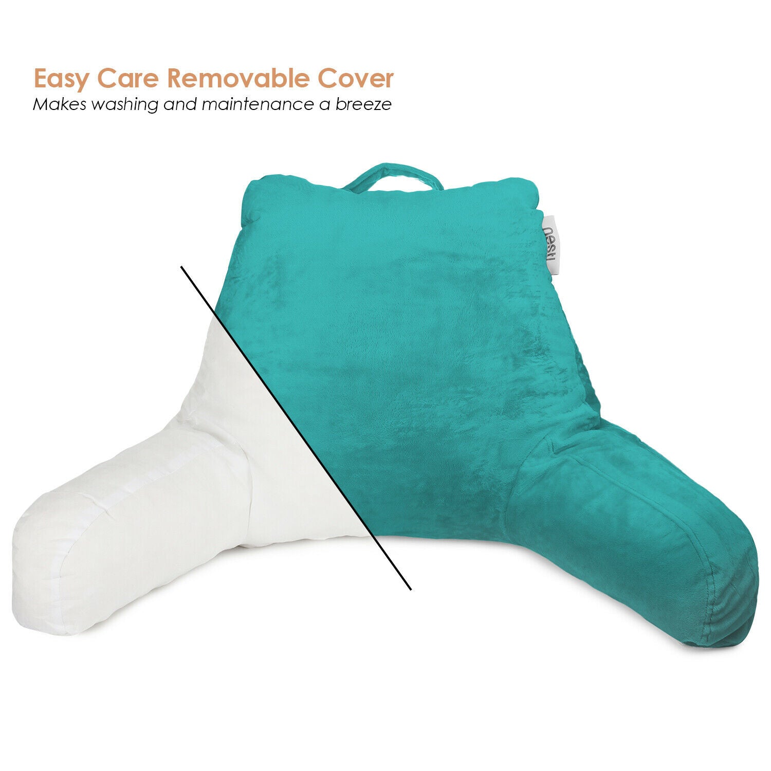 Pillows - TV & Reading Pillow - Kid's Memory Foam Bedrest Back Pillow 12 Colors! -