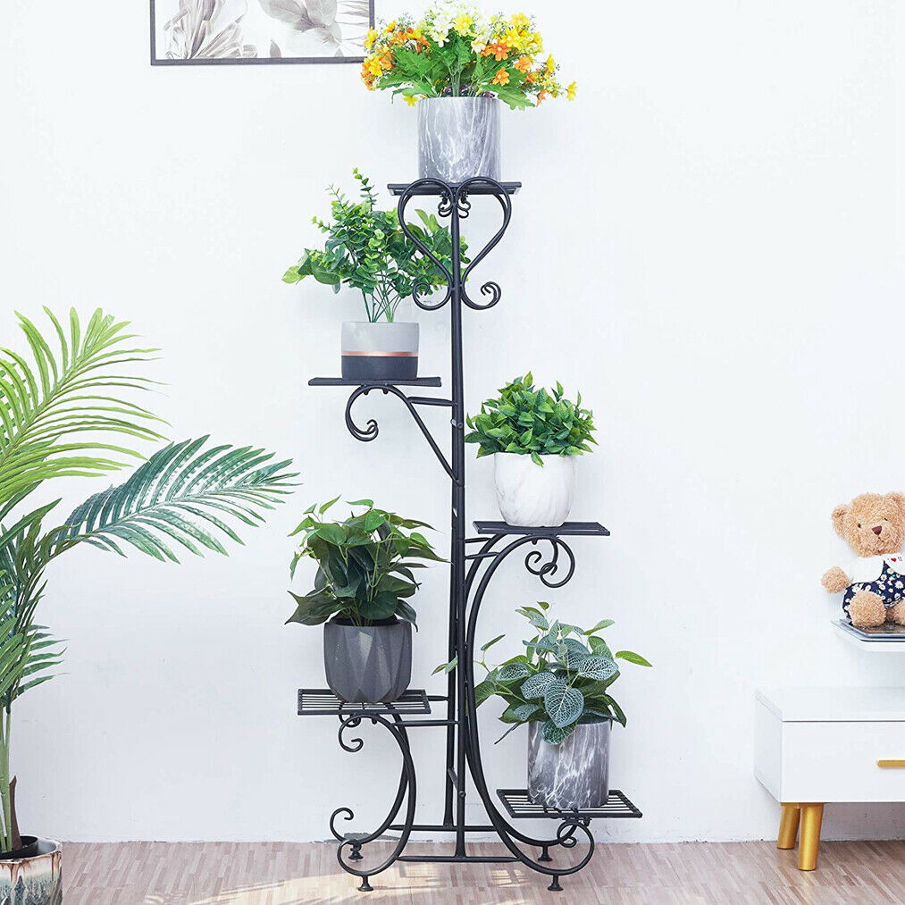 Plant Stands - Plant Stand Indoor - Metal Plant Shelf - Extra Large Anti Rust Iron -