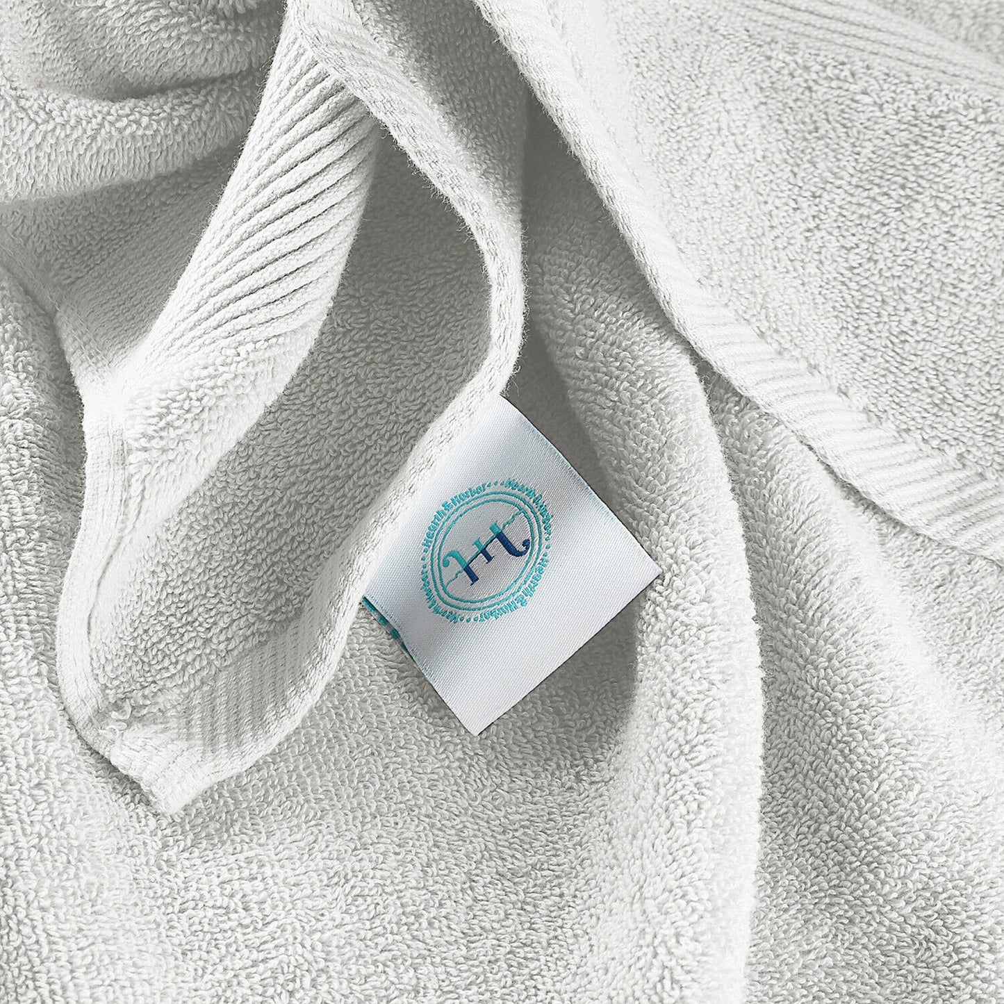 Bath Towels & Washcloths - 10 Piece Towel Set- Soft Cotton Bath Towels, Hand Towels & Washcloth -