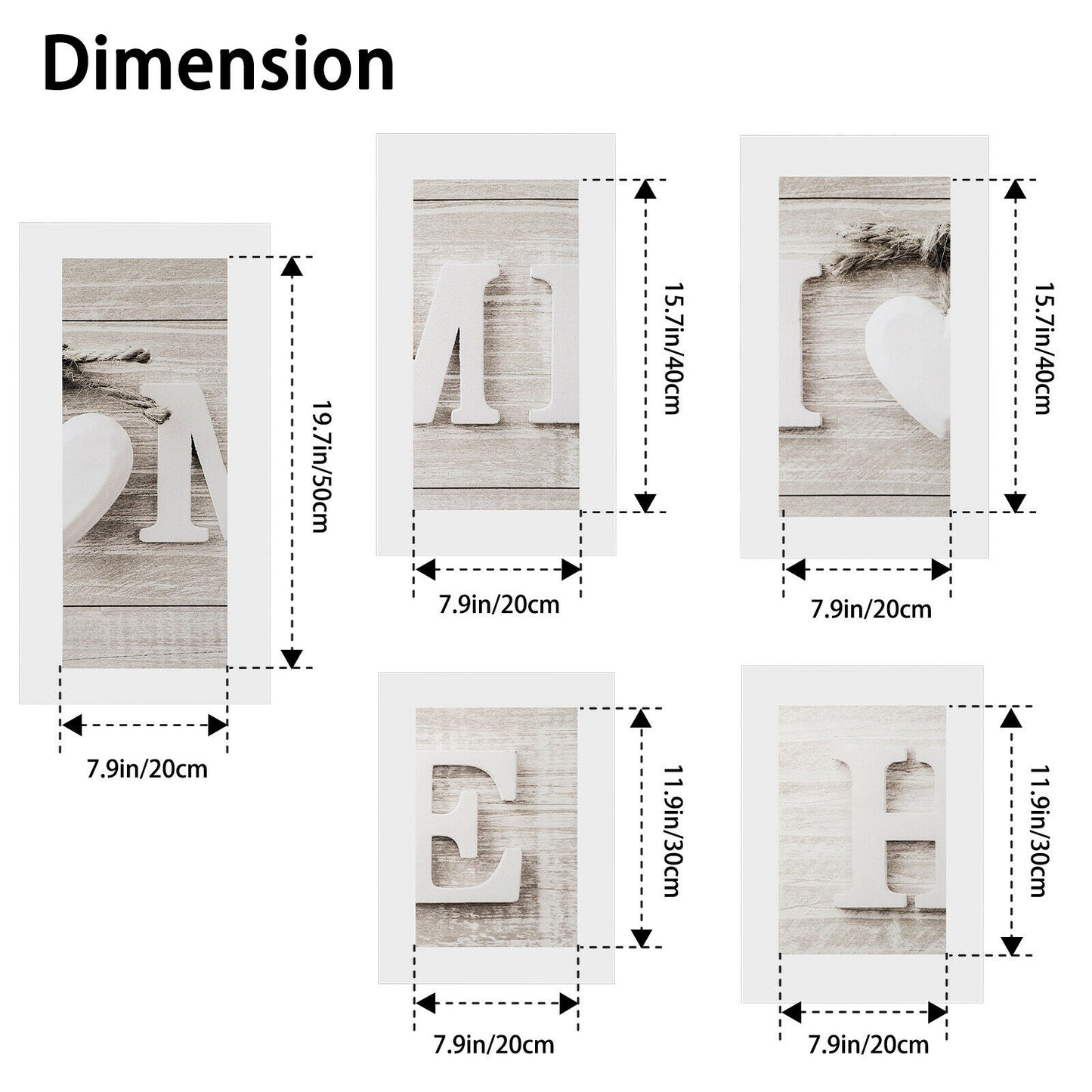 Home Decor Decals - Wall Art Canvas Print Painting Picture - Modern Room Decor - 5pcs -