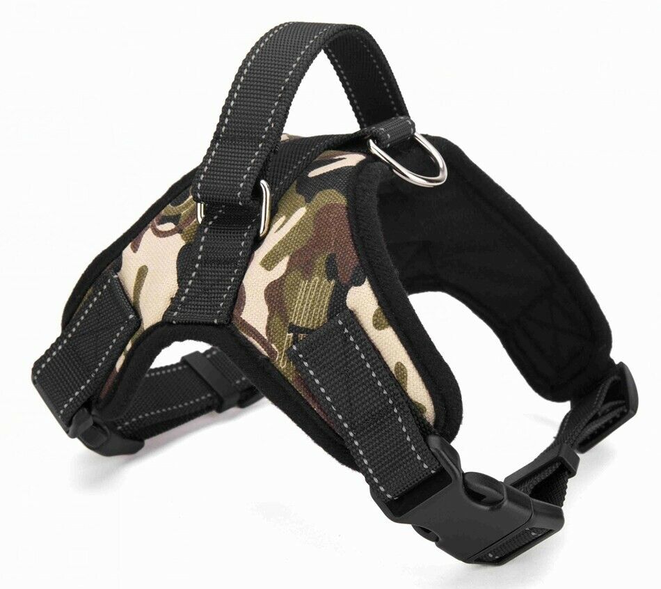 Pet Leashes - Dog Harness - No Pull Adjustable Reflective Vest - XS S M L XXl -