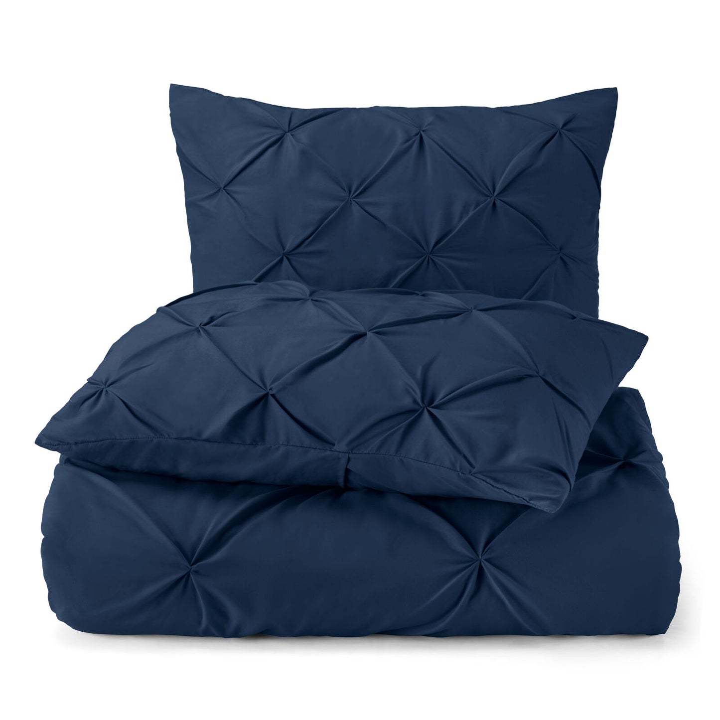 Bedding - Down Alternative Comforter Set - King Queen Twin Duvet Insert & Shams -