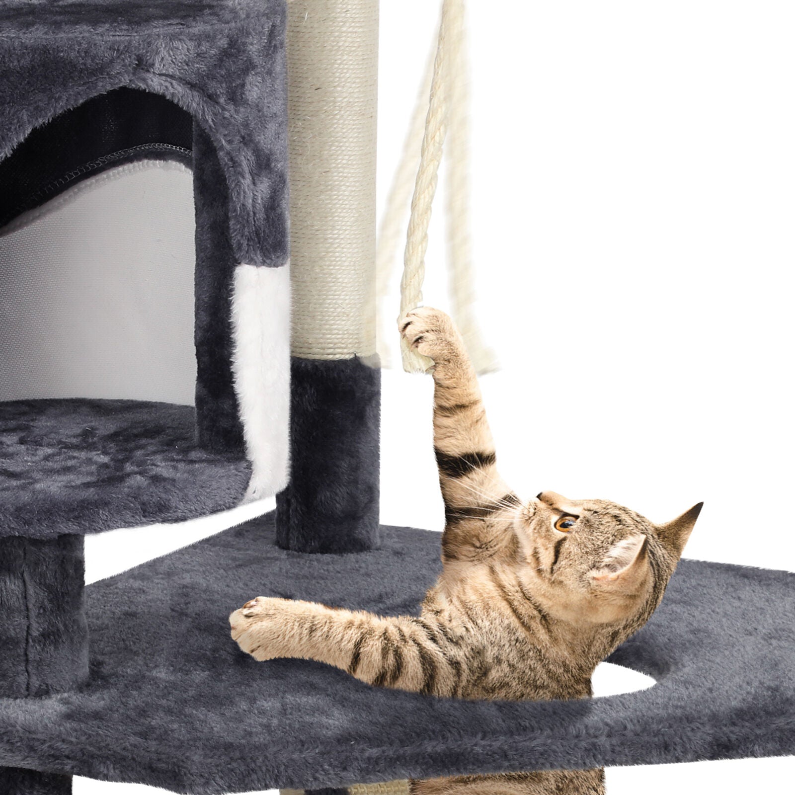 Cat Furniture - Cat Tree Tower House - Large 79" -