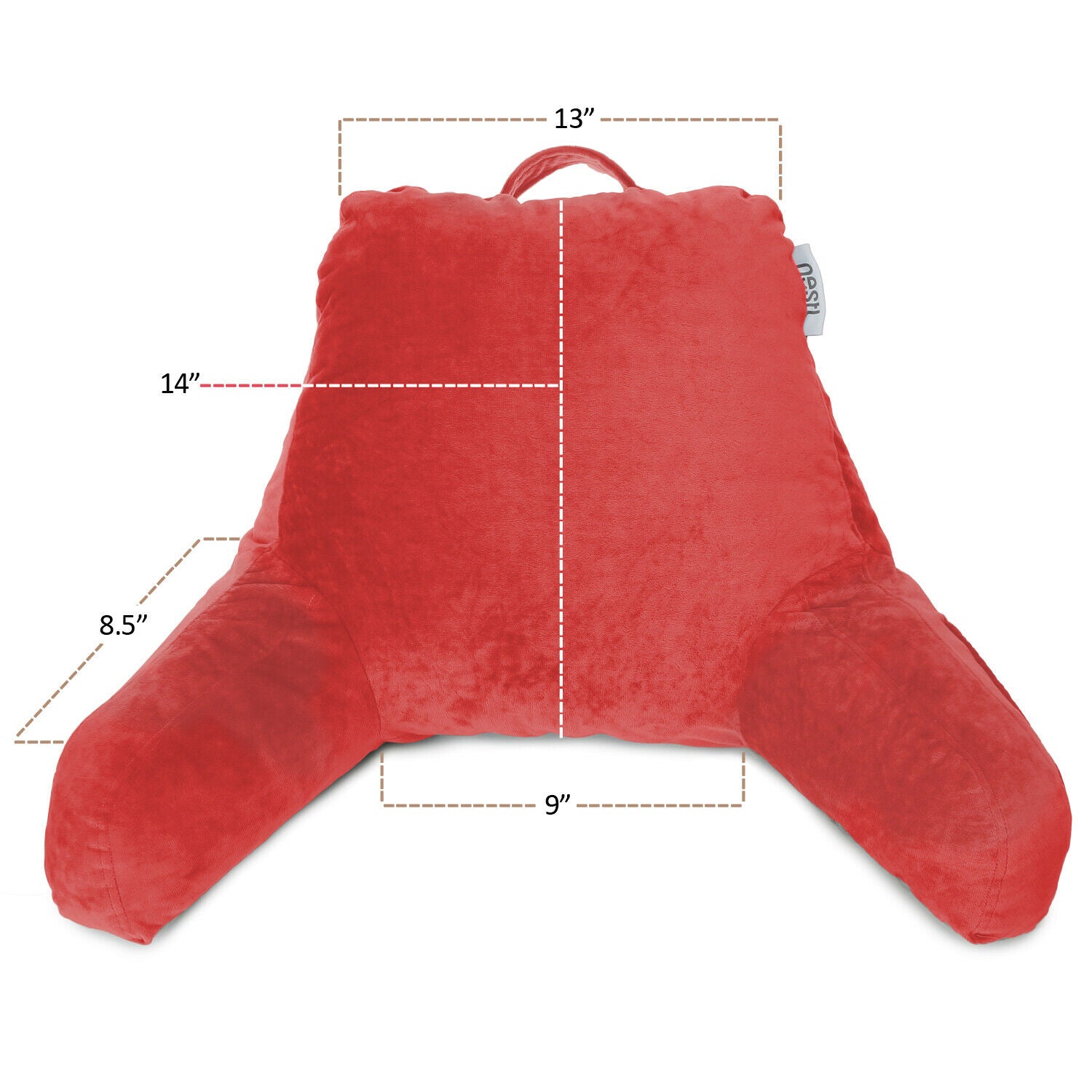 Pillows - TV & Reading Pillow - Kid's Memory Foam Bedrest Back Pillow 12 Colors! -