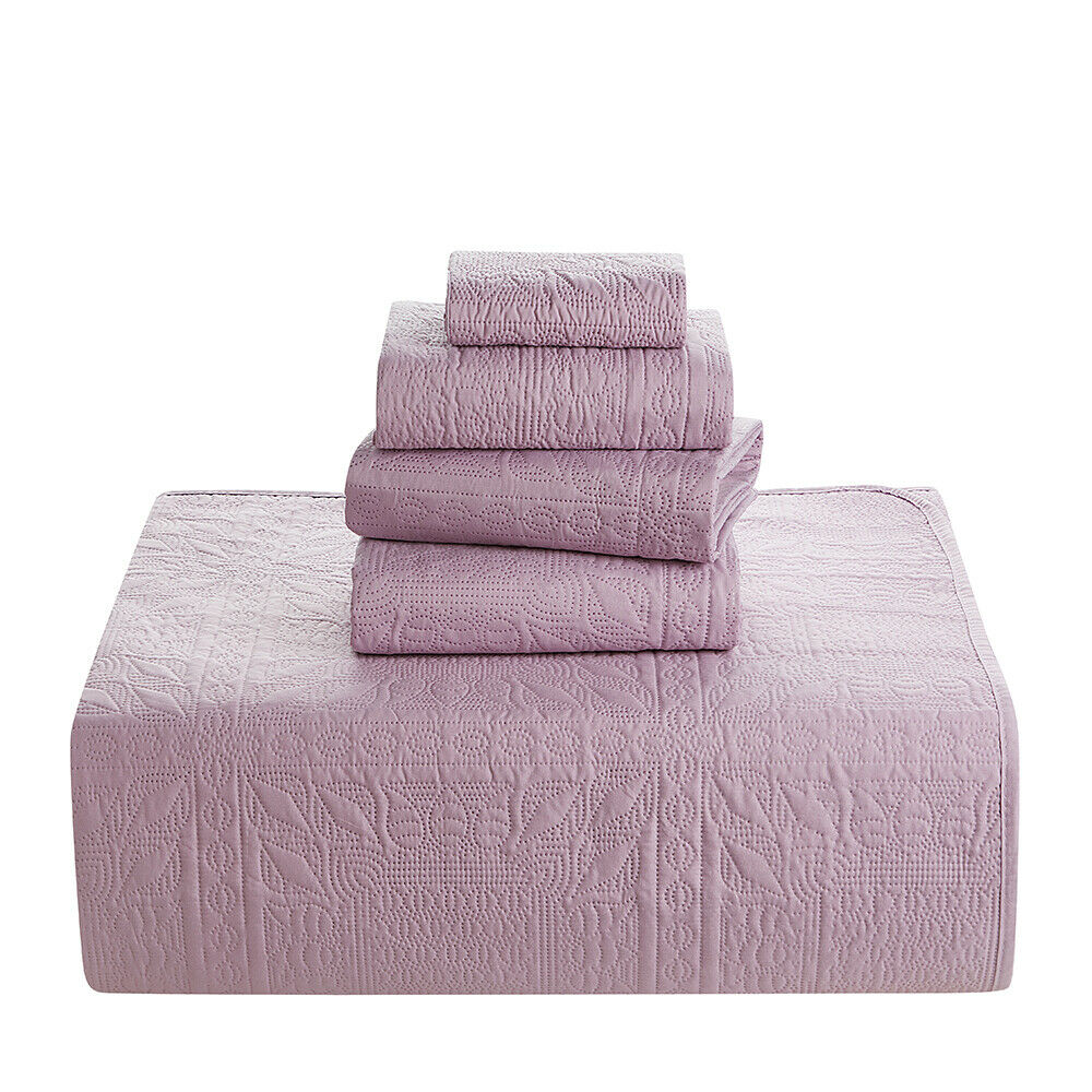 Blankets - Coverlet Blanket Set - 5 Piece Lightweight King Queen Twin -