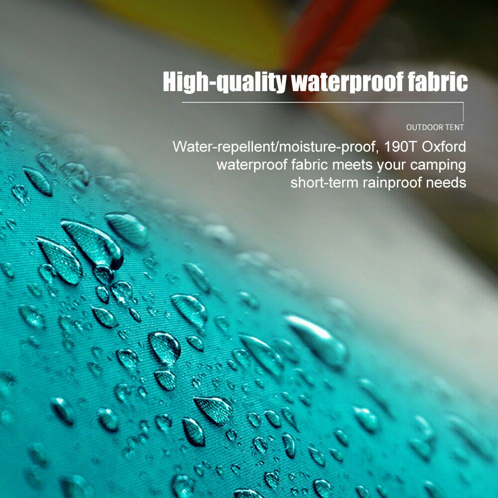 Tents - Tent Camping Pop Up Tent - 3-4 People Waterproof Outdoor Canopy -