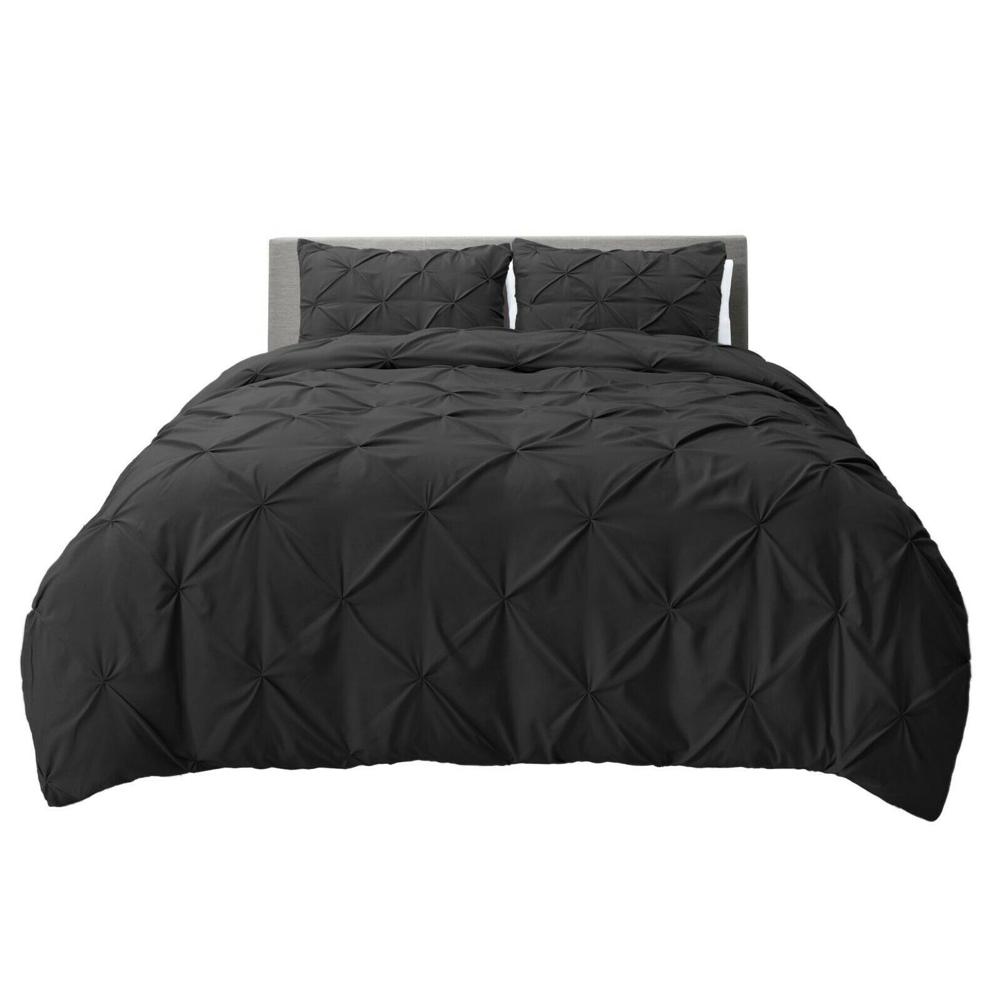 Bedding - Down Alternative Comforter Set - King Queen Twin Duvet Insert & Shams -