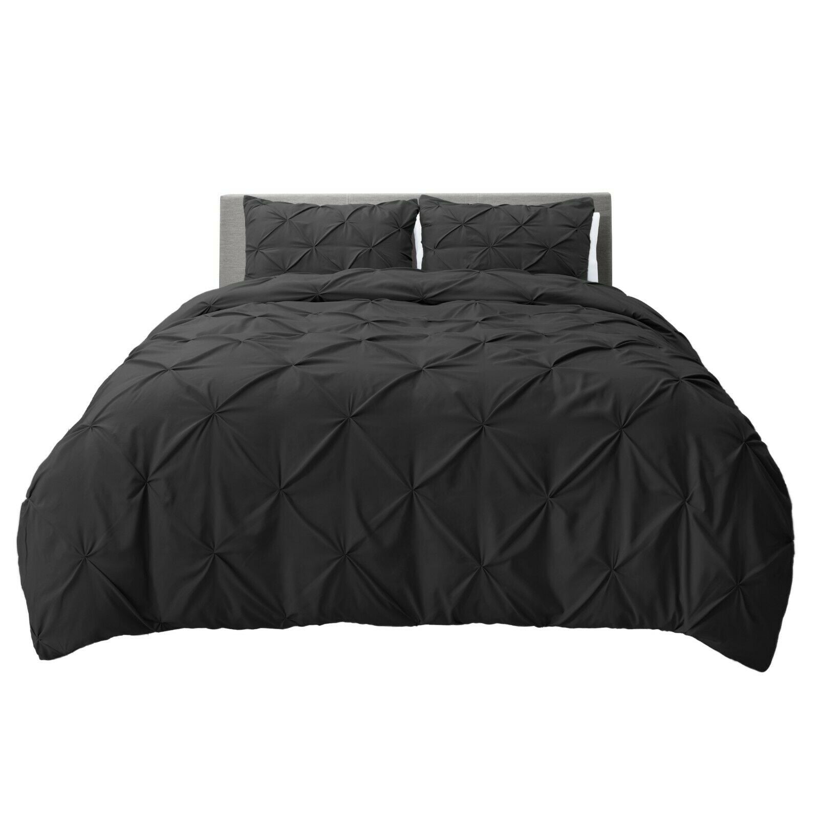 Bedding - Down Alternative Comforter Set - King Queen Twin Duvet Insert & Shams -