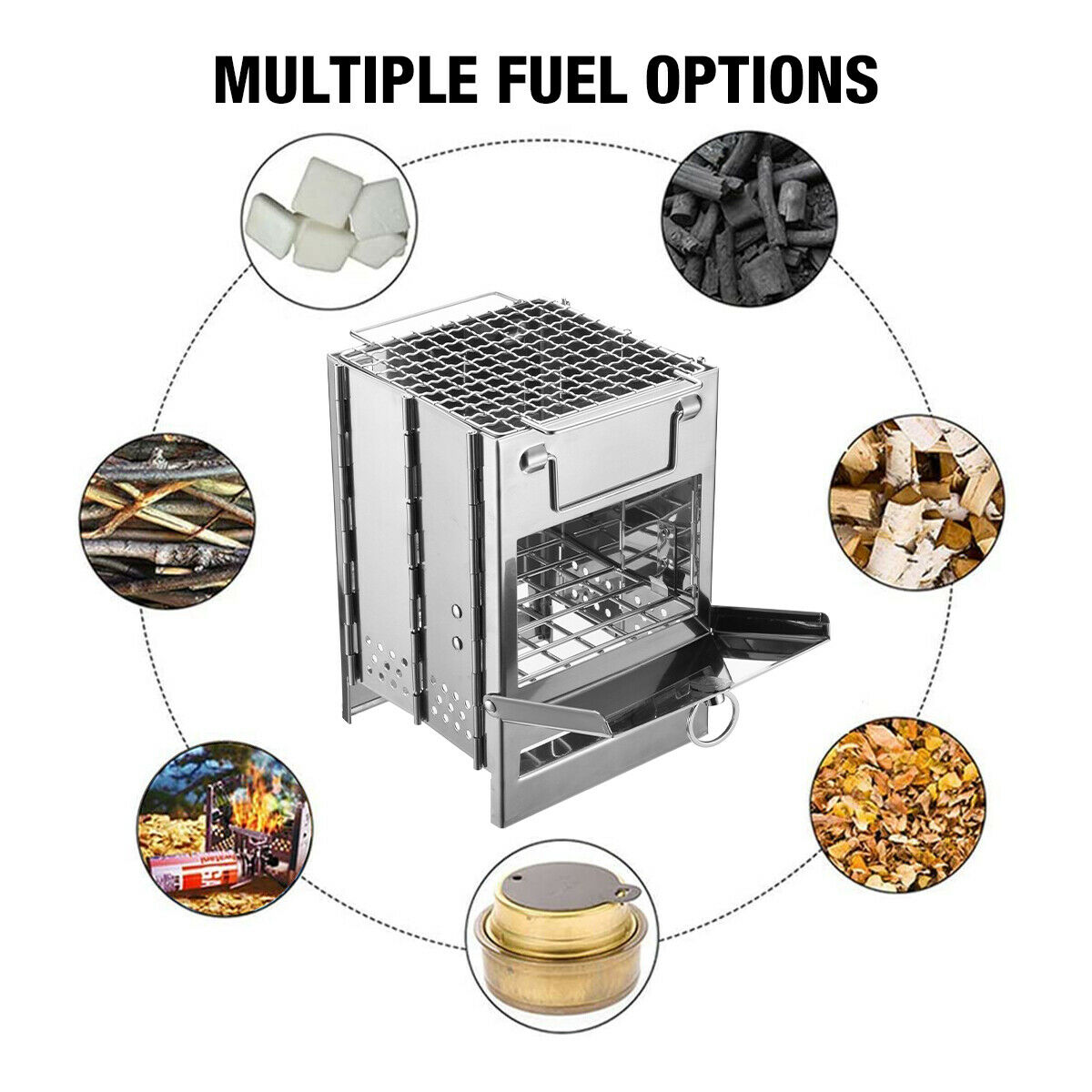 Portable Cooking Stoves - Camping Stove Portable - BBQ Picnic Camping Grill -