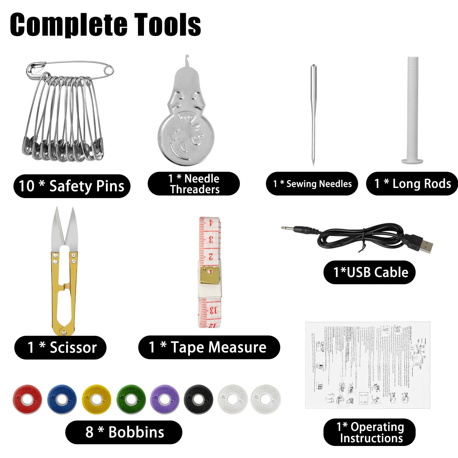 Sewing Machines - Sewing Machine Mini - Handheld Portable Stitch Machine - Cordless -