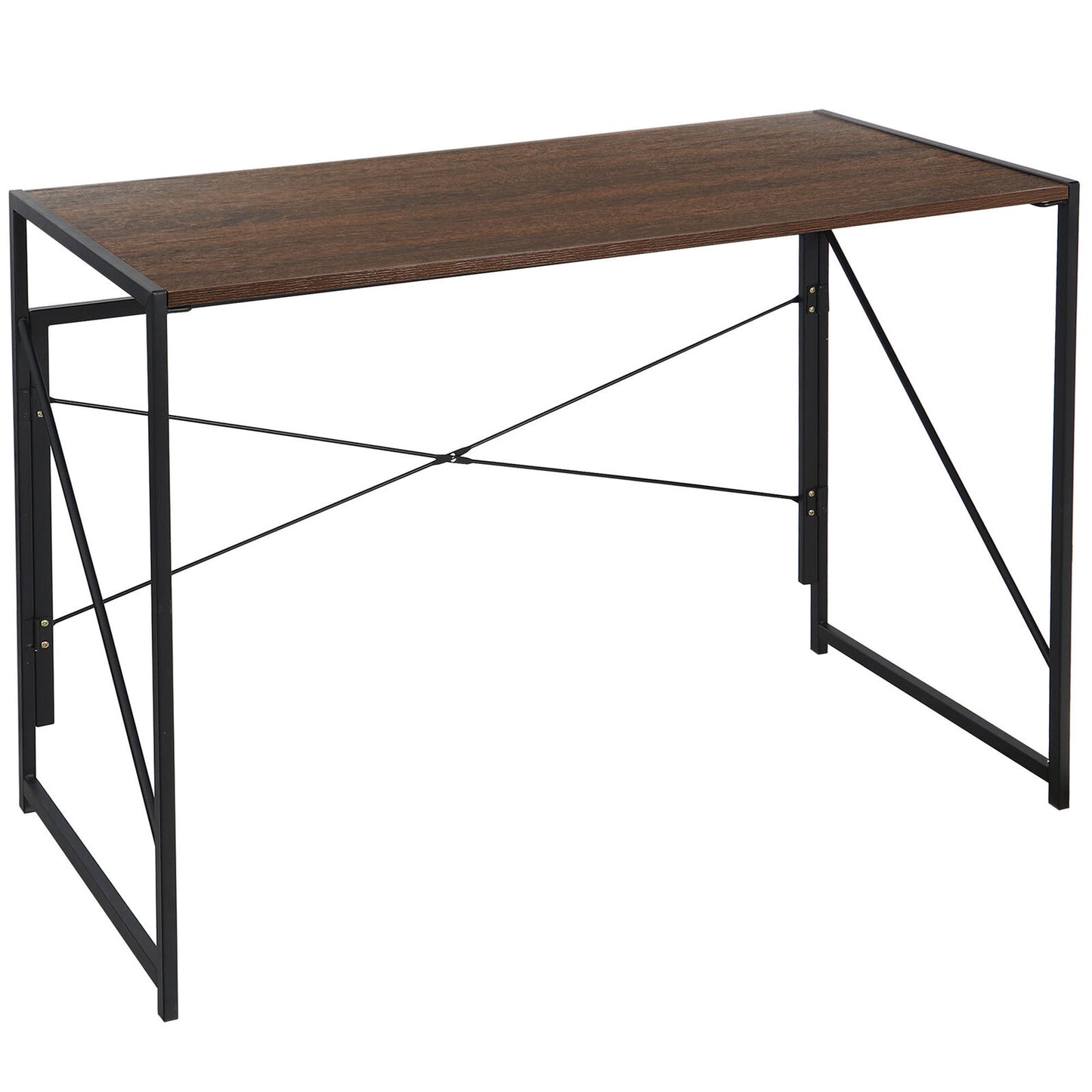 Desks - Home Office Writing Computer Desk - Modern Industrial Style - Folding -