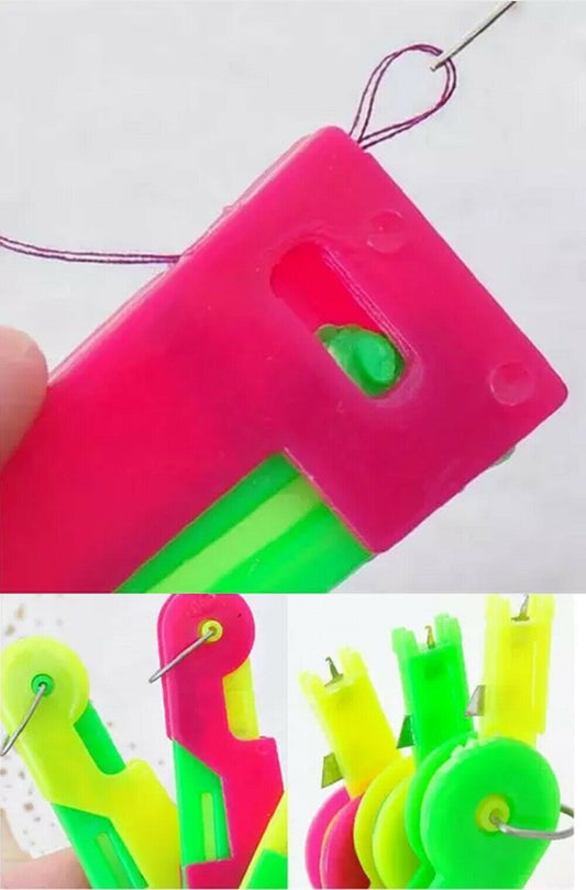 Needle Threaders - Sewing Needle Threader Device - Automatic - Easy Guide Tool 10 Pcs -
