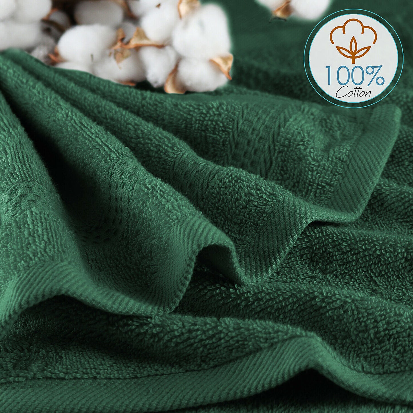 Bath Towels & Washcloths - Face Washcloths Set - 12 Pack Soft 100% Cotton Luxury Towel Face Cloths -