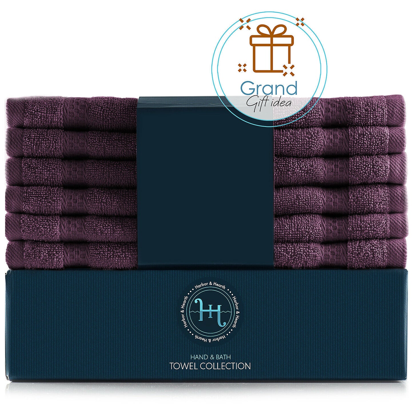 Bath Towels & Washcloths - Face Washcloths Set - 12 Pack Soft 100% Cotton Luxury Towel Face Cloths -